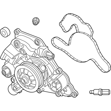 OEM 2022 Jeep Wrangler Pump-Water - 68493460AC