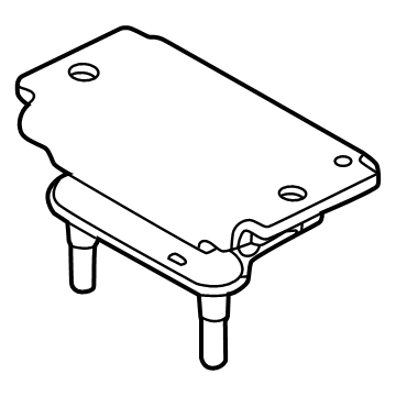 OEM 2021 Nissan Frontier Insulator-Engine Mounting, Rear - 11320-9BT0C