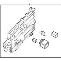 OEM 2016 Cadillac ATS Fuse & Relay Box - 23134073