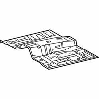 OEM 2015 Toyota Tacoma Front Floor Pan - 58111-04432