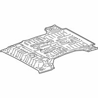 OEM 2004 Lexus LX470 Panel, Rear Floor - 58311-60460