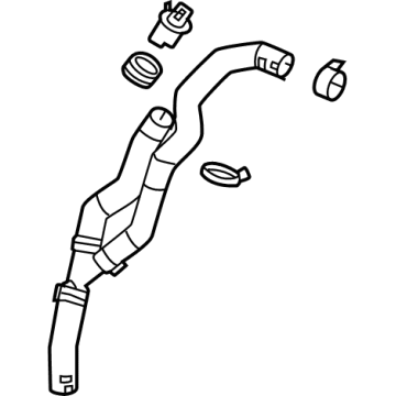 OEM Cadillac Coolant Hose - 84764261