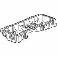 OEM 2012 GMC Sierra 2500 HD Upper Oil Pan - 12634972