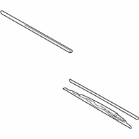 OEM 2000 BMW M5 Wiper Blade Set - 61-61-9-070-579