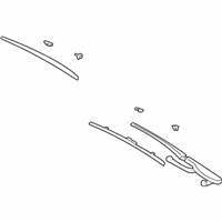 OEM 2001 BMW M5 WIPER ARM RIGHT - 61-61-9-449-966