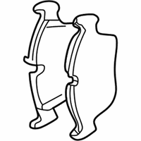 OEM 1994 BMW 540i Front Brake Pads - 34-11-2-282-995