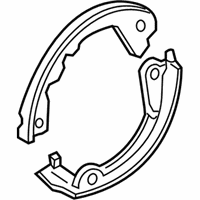 OEM 2019 Ford Mustang Park Brake Shoes - FR3Z-2648-A