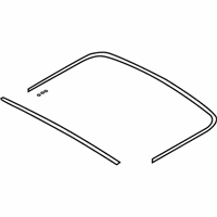 OEM BMW 330i xDrive Gasket, Glass Cover, Rear - 54-10-7-342-840