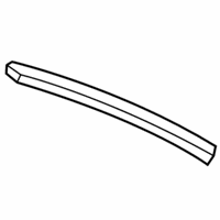 OEM 2009 Chrysler Sebring WEATHERSTRIP-Quarter Glass - 5076140AD
