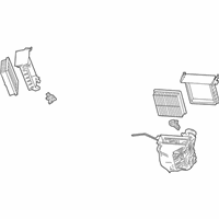 OEM 2021 Lexus LS500 Cleaner Assy, Air W/Element - 17800-70010