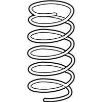 OEM 2010 Honda CR-V Spring, Rear - 52441-SWA-A32