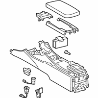 OEM Lexus IS350 Box Assembly, Console - 58810-53270-C8