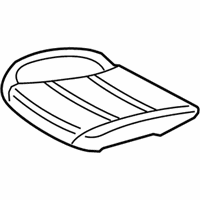 OEM 2015 BMW ActiveHybrid 7 Seat Cushion Pad - 52107310121
