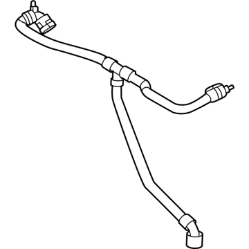 OEM BMW X5 HOSE, INDIRECT CHARGE AIR CO - 17-12-8-071-764