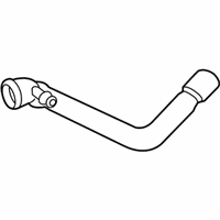 OEM BMW 330i Radiator Upper-Thermostat Hose - 17-12-8-662-836