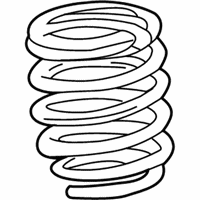 OEM 2020 Lexus LC500h Spring, Coil, RR - 48231-11030