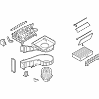 OEM Kia Amanti A/C Evaporator Core Repair Kit - 971003B100