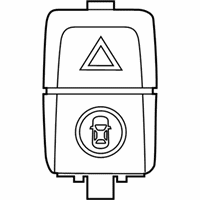 OEM 2020 BMW X4 SWITCH FOR EMERGENCY FLASHER - 61-31-6-993-054