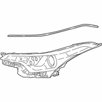 OEM Toyota C-HR Composite Headlamp - 81130-F4041