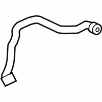 OEM BMW 750Li Intercooler Coolant Hose - 17-12-7-591-512