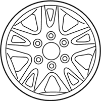 OEM 2012 Kia Sedona Wheel Assembly-Aluminum - 529104D510