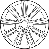 OEM Infiniti QX80 Aluminum Wheel - D0C00-5ZA4B