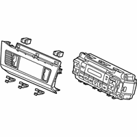 OEM 2012 Honda Civic Control Assy., Auto Air Conditioner *NH1L* (BLACK) - 79600-TR2-A61ZA