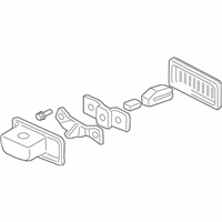 OEM Honda CR-V Light Assy., License - 34100-ST5-003