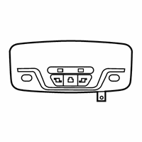 OEM 2022 BMW X3 Interior Reading Light Led Rear Centre - 63-31-6-848-614