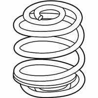 OEM Chevrolet Equinox Coil Spring - 15219004