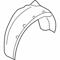OEM 2013 BMW 740i Cover, Wheel Housing, Rear Right - 51-71-7-185-270