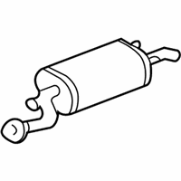 OEM 2003 Toyota Highlander Muffler & Pipe - 17440-20180