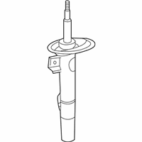 OEM 2007 BMW 750Li Front Left Air Suspension Sping Air Shock - 31-31-6-785-529