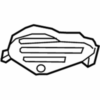 OEM Buick Envision Underbody Shield - 23447605