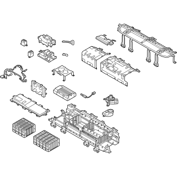 OEM 2021 Hyundai Sonata Battery System Assembly - 37501-L7000