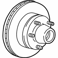 OEM Cadillac Brougham Front Brake Rotor Assembly - 19211904