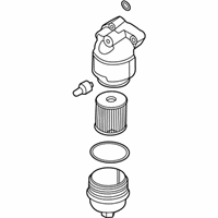 OEM 2021 Hyundai Accent Oil Filter Complete Assembly - 26300-2M000