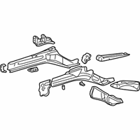 OEM 2004 Lexus GS300 Bracket, Front Stabilizer, NO.1 LH - 48807-30021