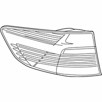 OEM 2014 BMW X6 Rear Light In The Side Panel, Right - 63-21-7-295-004