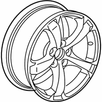 OEM 2013 Acura TL Disk, Aluminum Wheel (18X8J) (Tpms) (Aap St Mary'S) - 42700-TK4-A61