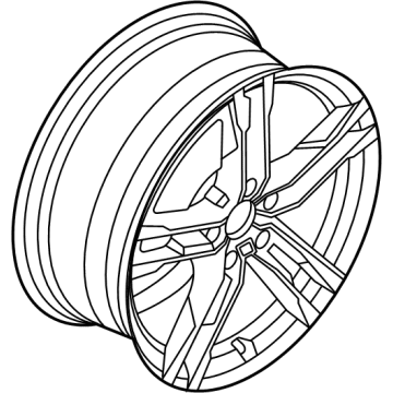 OEM 2022 BMW M235i xDrive Gran Coupe DISC WHEEL LIGHT ALLOY CERIU - 36-11-8-053-524