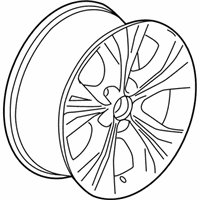 OEM 2016 Chevrolet Impala Wheel, Alloy - 84507698