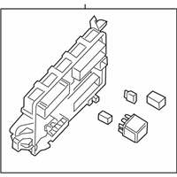 OEM 2013 Cadillac ATS Fuse & Relay Box - 22959737