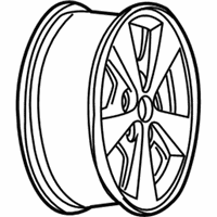 OEM Chevrolet Cavalier Wheel Rim - 16X6 Chrome Wheel Rim - 9595065