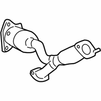 OEM 2007 Pontiac G6 3-Way Catalytic Convertor (W/ Exhaust Rear Manifold Pipe) - 19169163