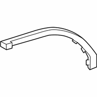 OEM 2004 Buick Park Avenue Weatherstrip Asm-Rear Side Door Upper Auxiliary *Chrome - 25679417