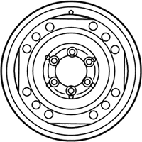 OEM 2006 Toyota Tundra Wheel, Steel - 42601-AF030