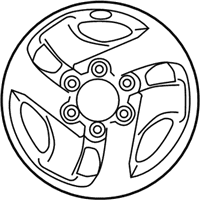 OEM 2002 Toyota Sequoia Wheel, Alloy - 42611-AF011