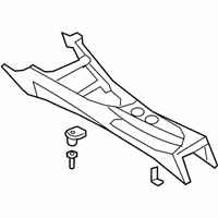 OEM 2013 BMW 135is Centre Console With Drink Holder - 51-16-9-169-509