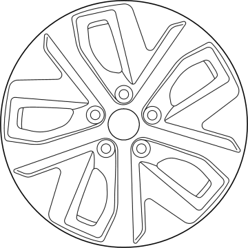 OEM 2020 Kia Niro EV Wheel Assembly-Aluminium - 52910Q4100